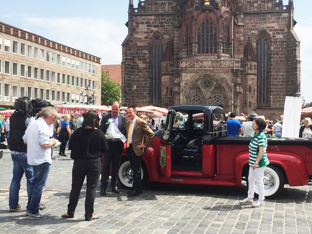 Kirschweihzug 2018 Fürth, Oberbürgermeister Besuch.